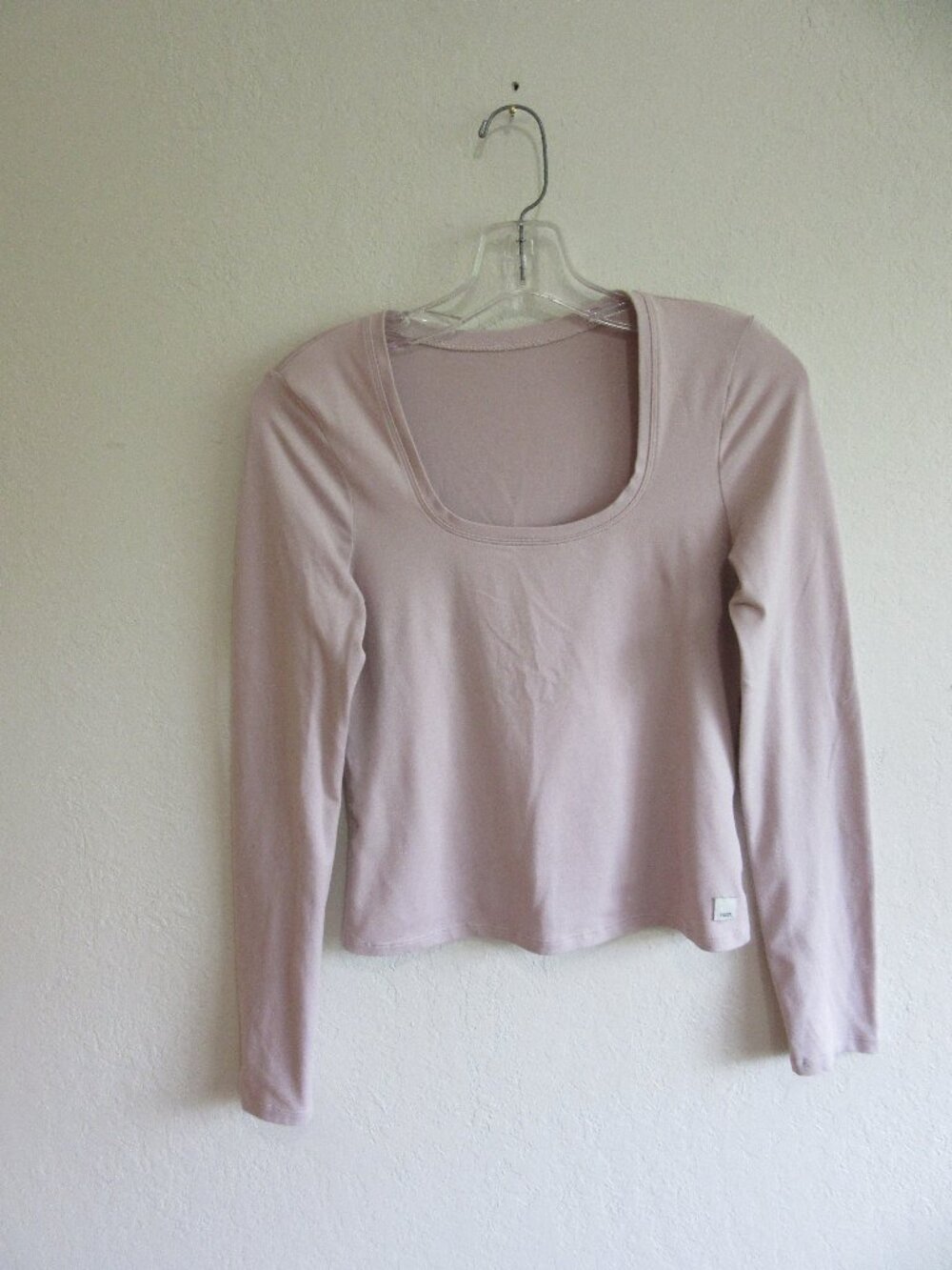 VUORI Mauve Pullover Scoop Neck S Long Sleeve T-Shirt